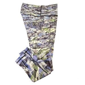 Lululemon HR Leggings  in Purple, Black, Green, Blue print - 12